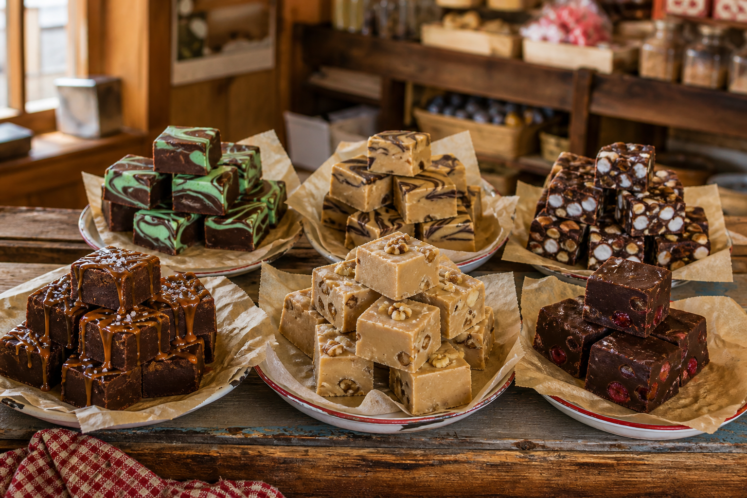 The fictional fudge varieties of Colon Fudge Co.